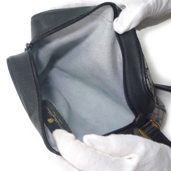 OLD Gucci　定番ショルダー縦シェリー（青・小）