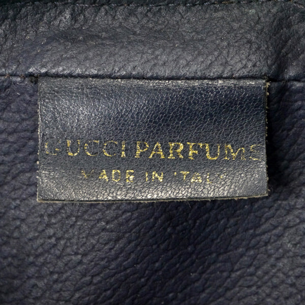 OLD Gucci Parfums 定番ショルダー縦シェリー（青・小）