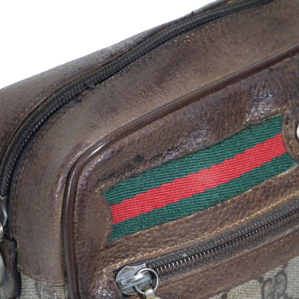 OLD Gucci Parfums 定番ショルダー横シェリー（茶・小）