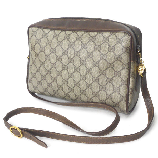 OLD Gucci 80s定番ショルダー横シェリー(茶・大） – Vintage Shop Rococo