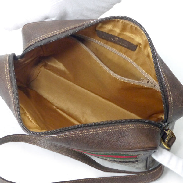 OLD Gucci 80s定番ショルダー横シェリー(茶・大） – Vintage Shop Rococo
