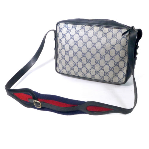 OLD Gucci　ベルト&シェリー　レアショルダー（青）