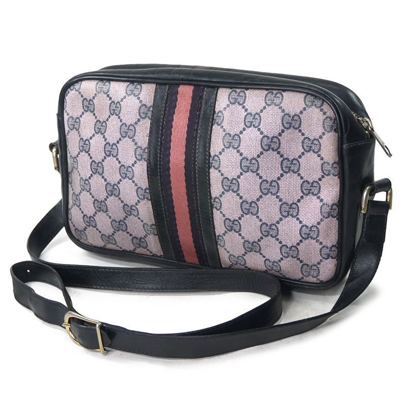 OLD Gucci 70s！横長ショルダ−（青）