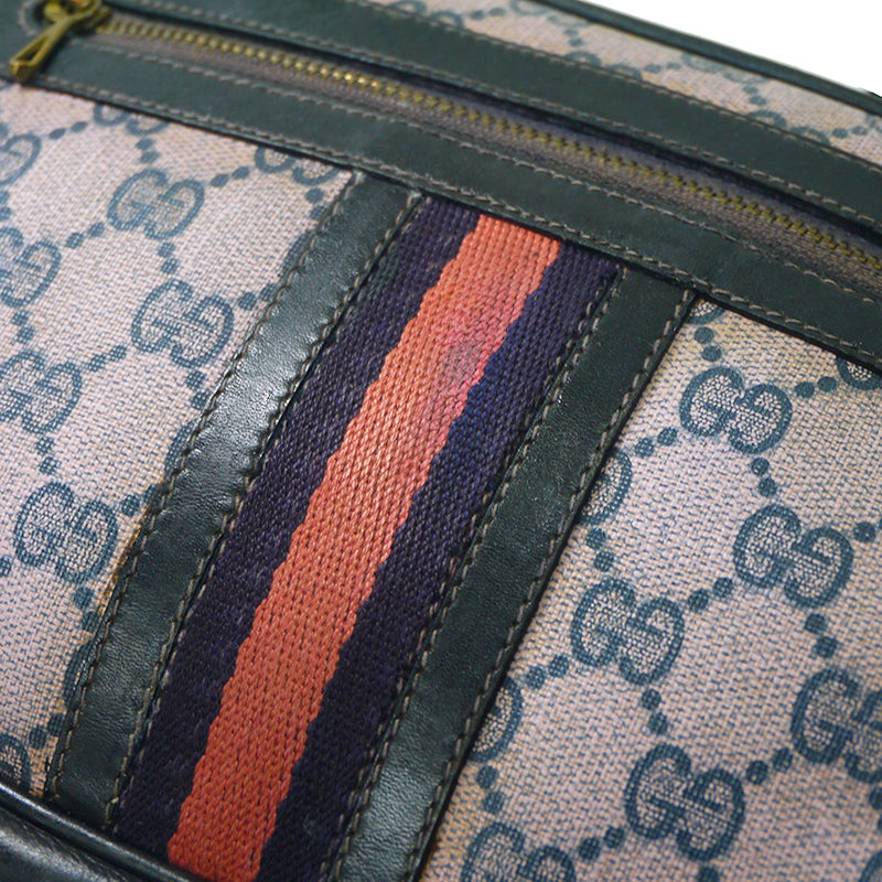 OLD Gucci 70s！横長ショルダ−（青）