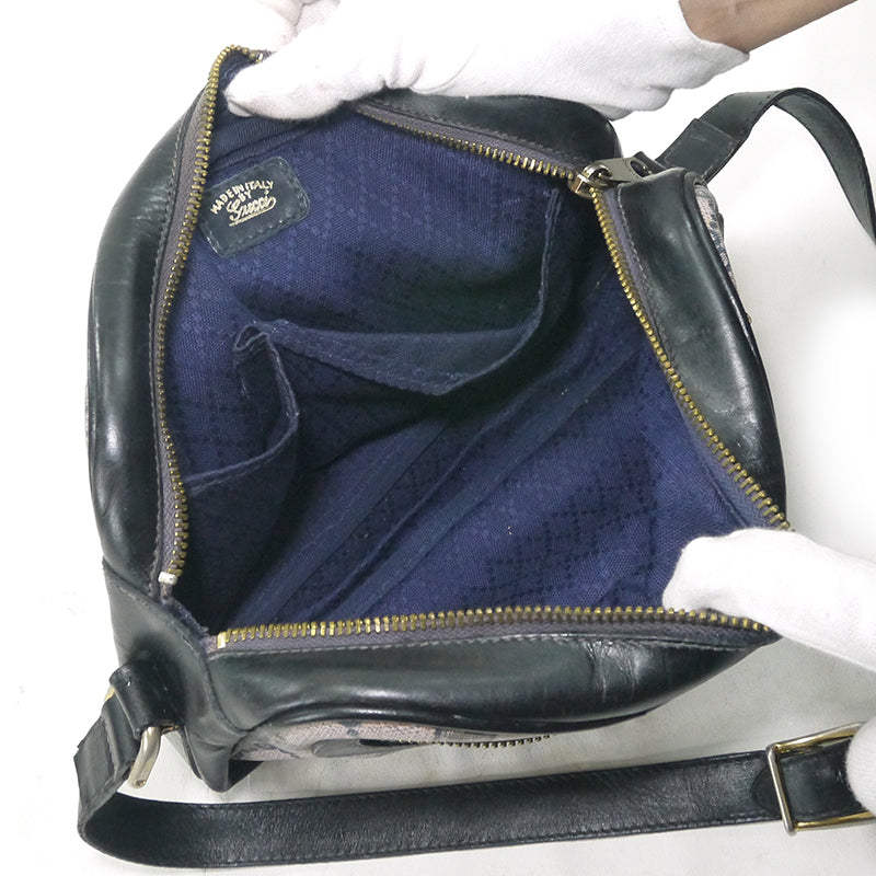 OLD Gucci 70s！横長ショルダ−（青）