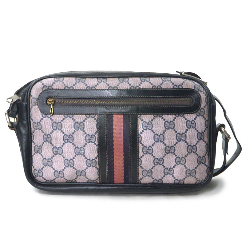 OLD Gucci 70s！横長ショルダ−（青）