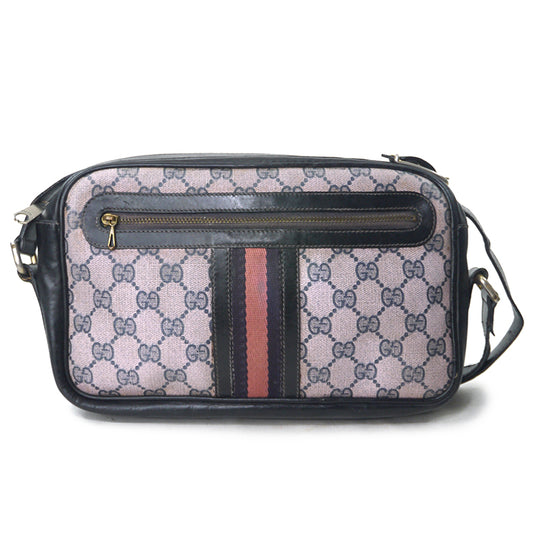 OLD Gucci 70s！横長ショルダ−（青）