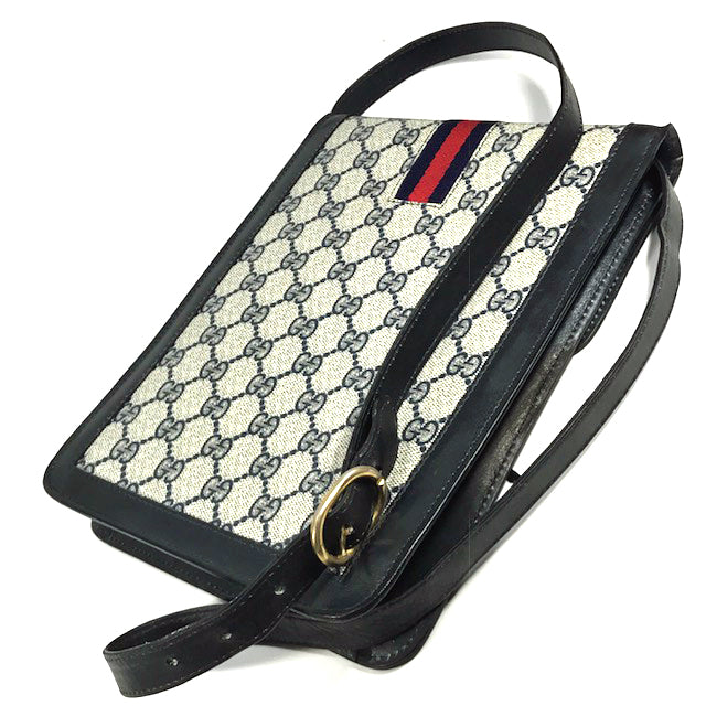 OLD Gucci PARFUMS縦長ショルダー(青)