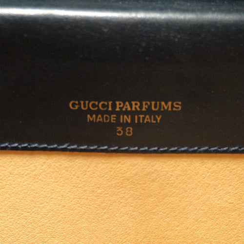 OLD Gucci　縦長ショルダー(スエード・濃紺）