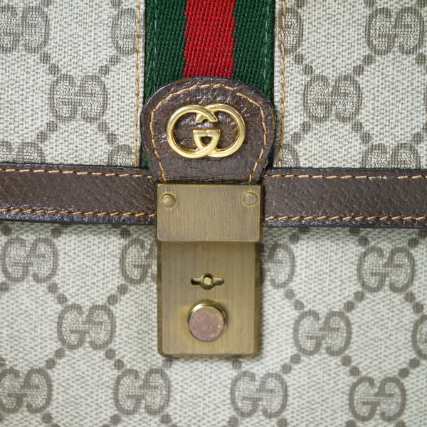 OLD Gucci PARFUMS　縦長シェリーショルダー（茶）