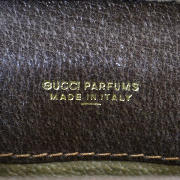 OLD Gucci PARFUMS　縦長シェリーショルダー（茶）
