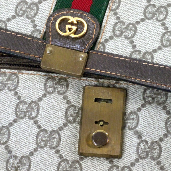OLD Gucci PARFUMS　縦長シェリーショルダー（茶）