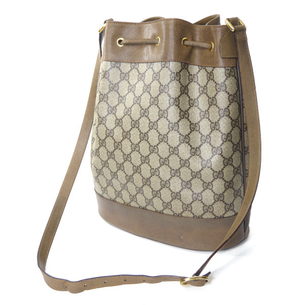 OLD Gucci 代表作！巾着型シェリーショルダー（茶）