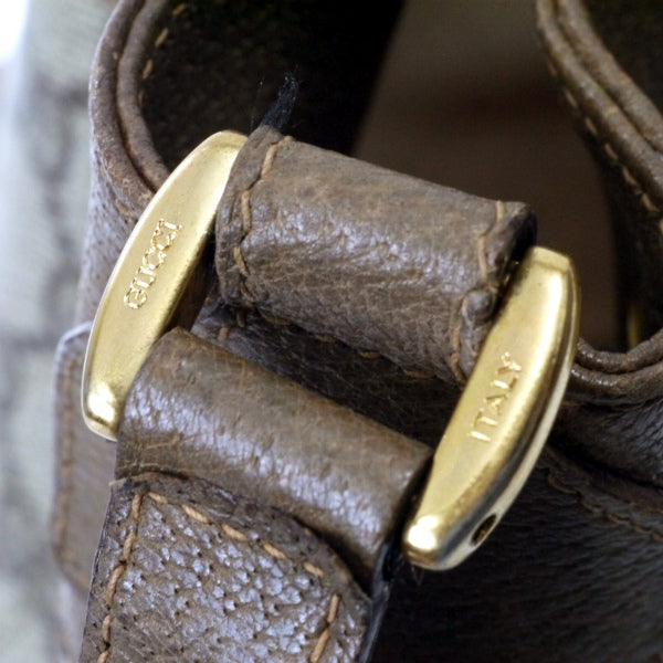 OLD Gucci 代表作！巾着型シェリーショルダー（茶）