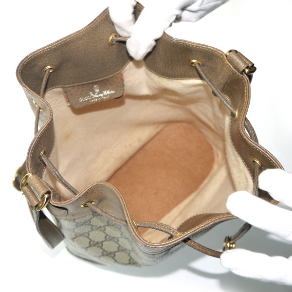 OLD Gucci 代表作！巾着型シェリーショルダー（茶）