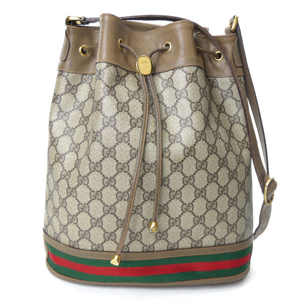 OLD Gucci 代表作！巾着型シェリーショルダー（茶）