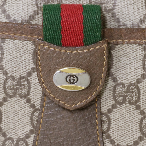 OLD Gucci 半月型ミニシェリーショルダー（茶）