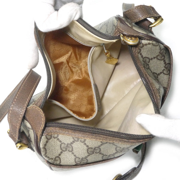 OLD Gucci 半月型ミニシェリーショルダー（茶）