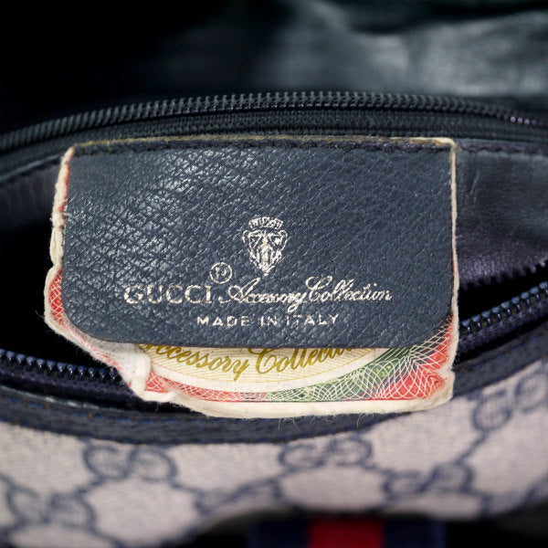 OLD Gucci 　半月型ショルダー（青）