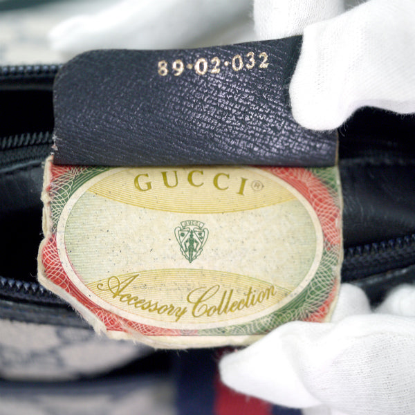 OLD Gucci 　半月型ショルダー（青）