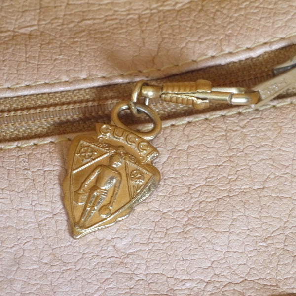 OLD Gucci GG金具バケツ型ショルダー（茶）
