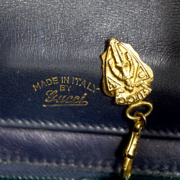 OLD Gucci 1973総革ワンショルダー（黒） – Vintage Shop Rococo