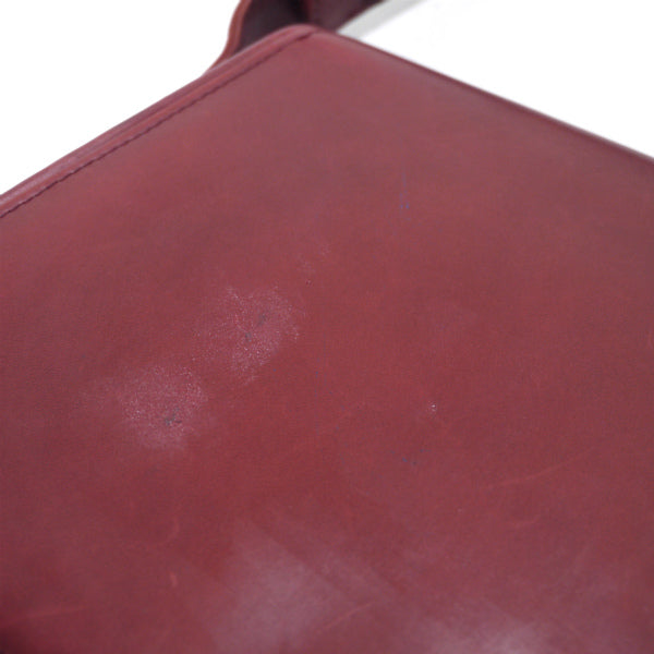 OLD Gucci　1973総革ショルダーバッグ（レッド）