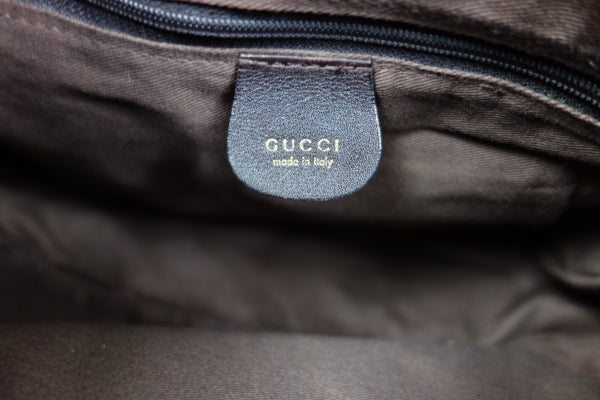 OLD Gucci  ホーボー 2way バンブーバッグ（茶・中）