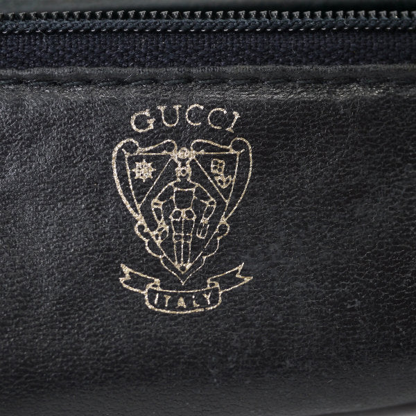 OLD Gucci シェリー総革ワンショルダー（黒）