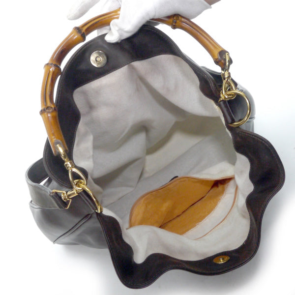 OLD Gucci 　ホーボー　２Ｗａｙバンブーバッグ