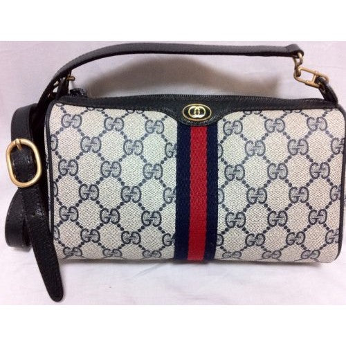 OLD Gucci ポーチショルダ−（青）