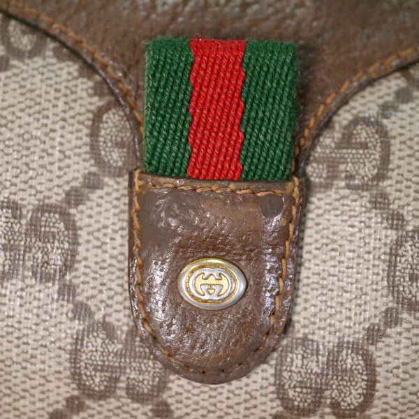 OLD Gucci 筒型ポシェット（茶）