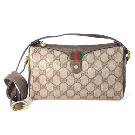 OLD Gucci 筒型ポシェット（茶）