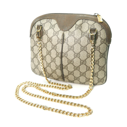 OLD Gucci 2WAYポシェット&チェーンポーチ（茶）