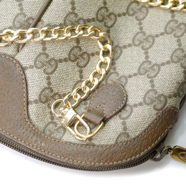 OLD Gucci 2WAYポシェット&チェーンポーチ（茶）