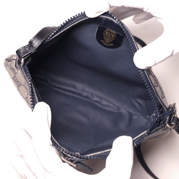 OLD Gucci 　ベルトGGポシェット(青）