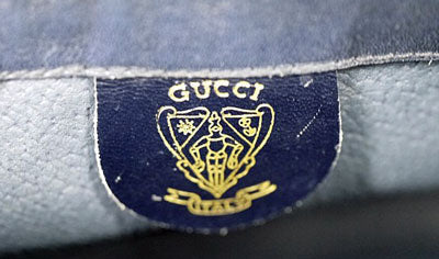 OLD Gucci 　ベルトGGポシェット(青）