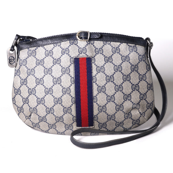 OLD Gucci 　ベルトGGポシェット(青）