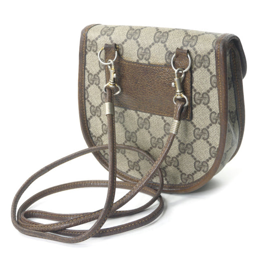 OLD Gucci 　フリンジ２WAYシェリーポシェット （茶）