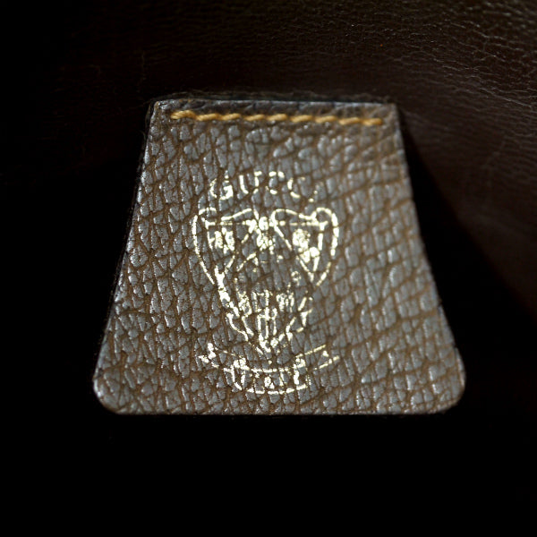 OLD Gucci 　フリンジ２WAYシェリーポシェット （茶）