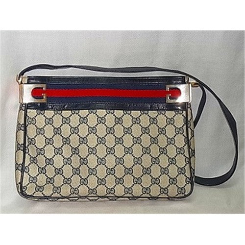 OLD Gucci 牛革ショルダー黒