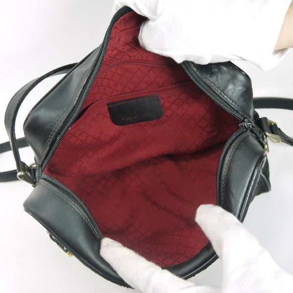 OLD　Gucci 定番ショルダー縦シェリー（黒・大）