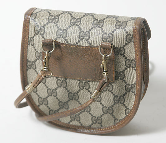 OLD Gucci フリンジ２Wayポシェット (茶）