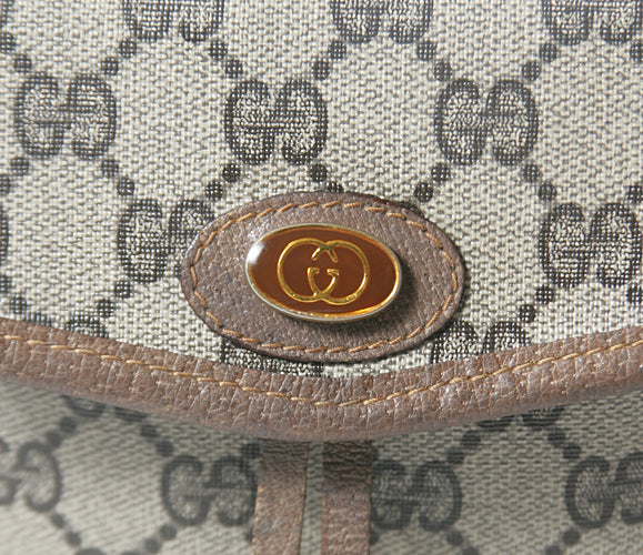 OLD Gucci フリンジ２Wayポシェット (茶）