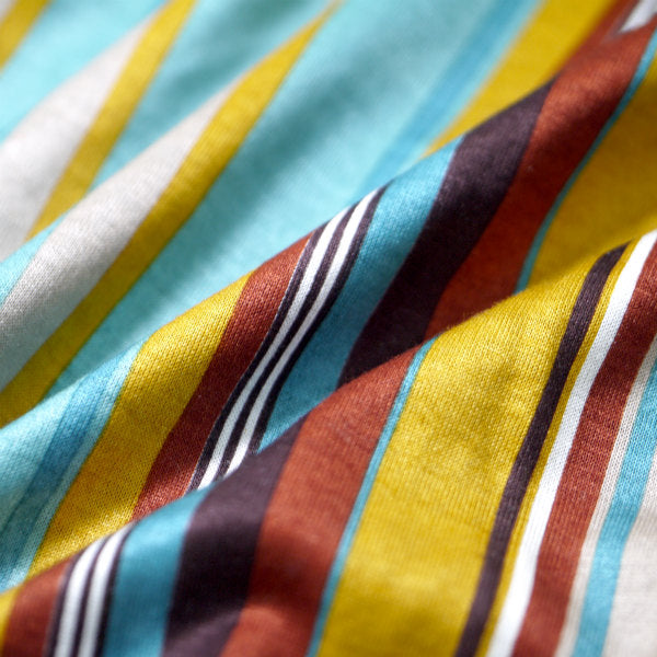 OLD Gucci マルチカラーストライプワンピース（コットン）