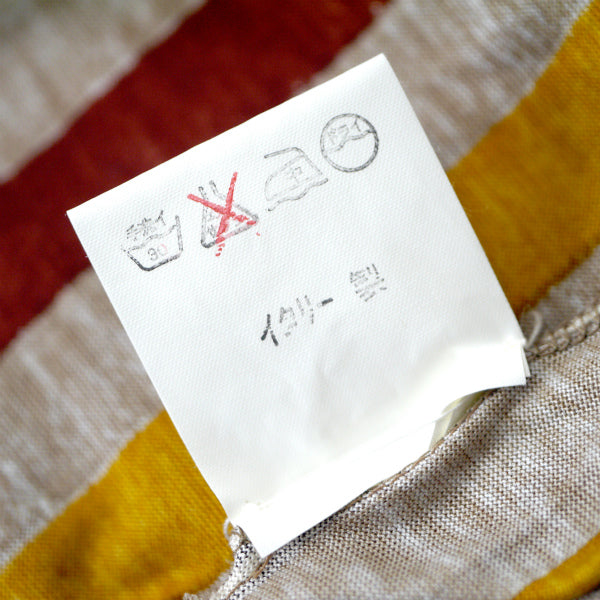 OLD Gucci マルチカラーストライプワンピース（コットン）