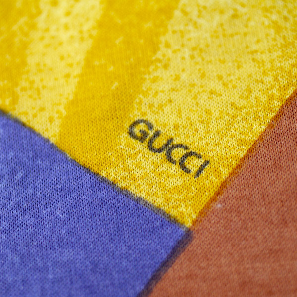 OLD Gucci マルチカラー総柄カットソー（コットン）
