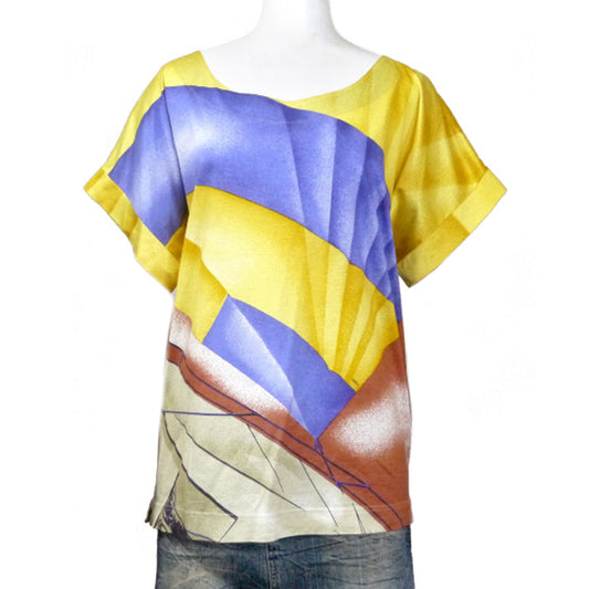 OLD Gucci マルチカラー総柄カットソー（コットン）