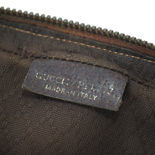 OLD Gucci Parfums 定番ショルダー縦シェリー（茶・小）