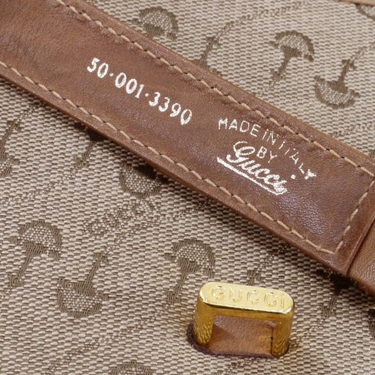 OLD Gucci 激レア！ビット柄ジャガードショルダー（茶）